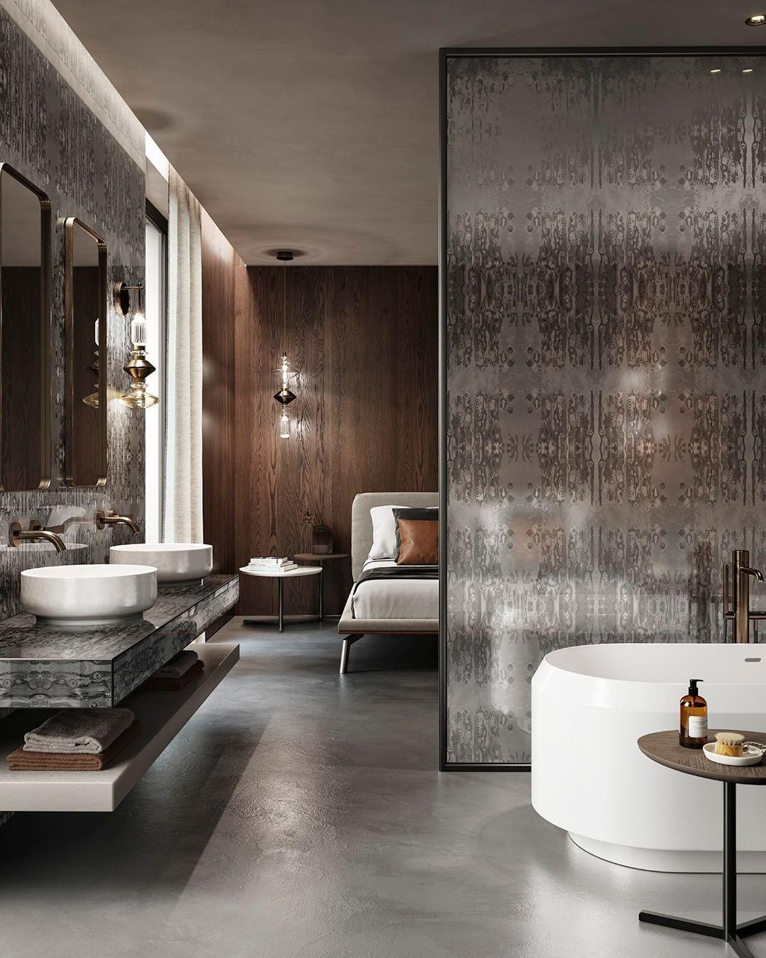 Sleek Hanging Light - Iron Metal Glass Gold Clear Hardwired Atmosphere