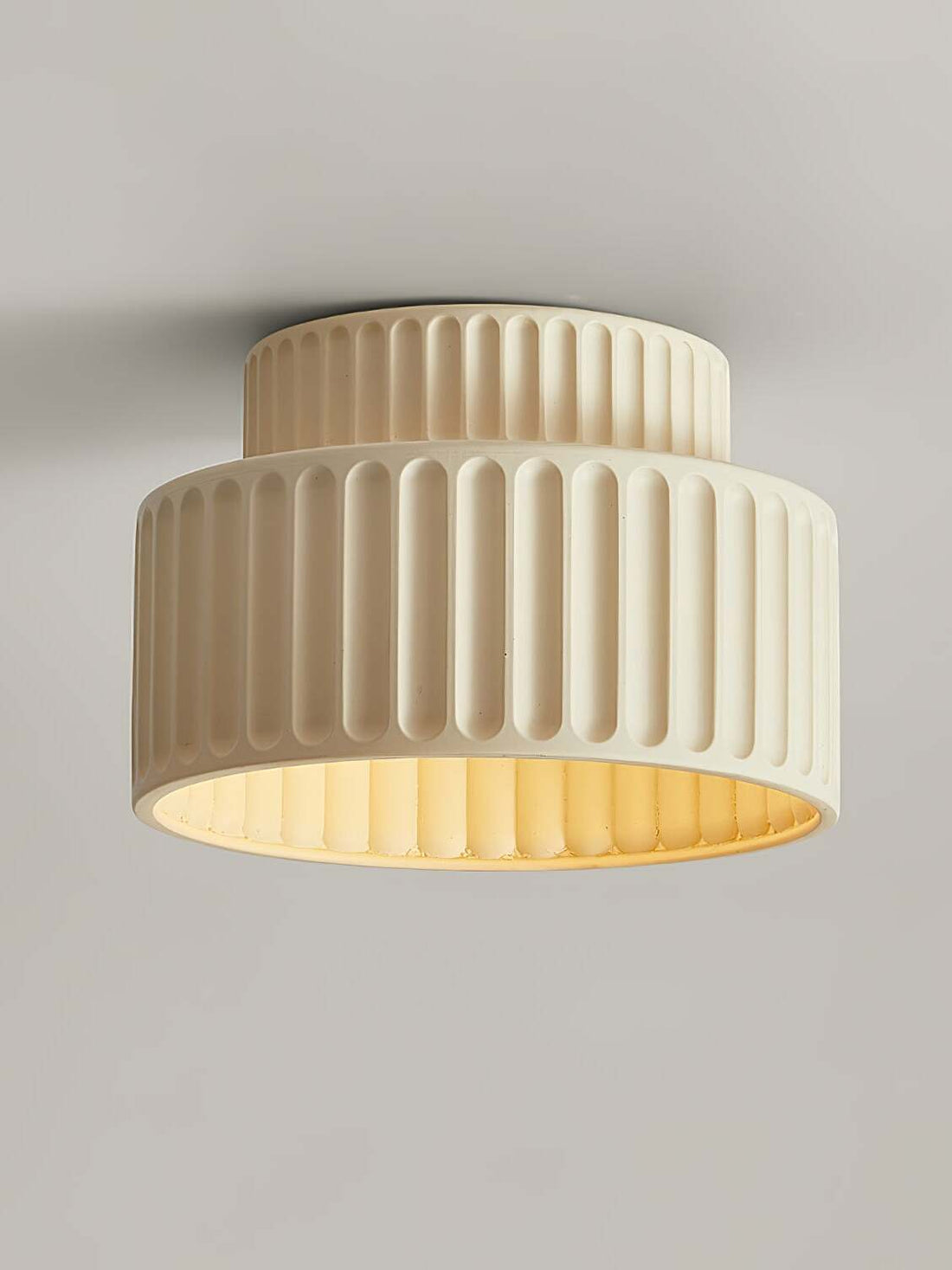 Plafonnier acrylique à bord en résine blanche IP20 pour l'intérieur