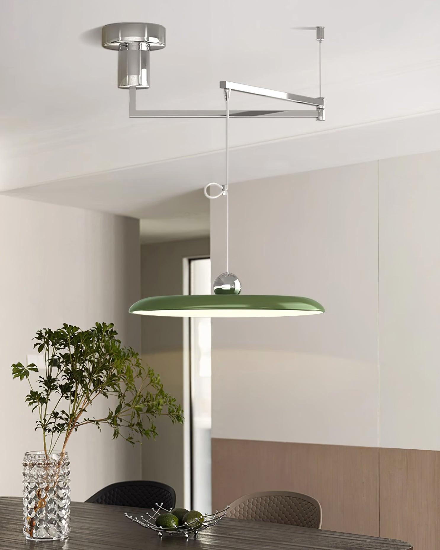 Adjustable Articulated Arm Metal Pendant Light