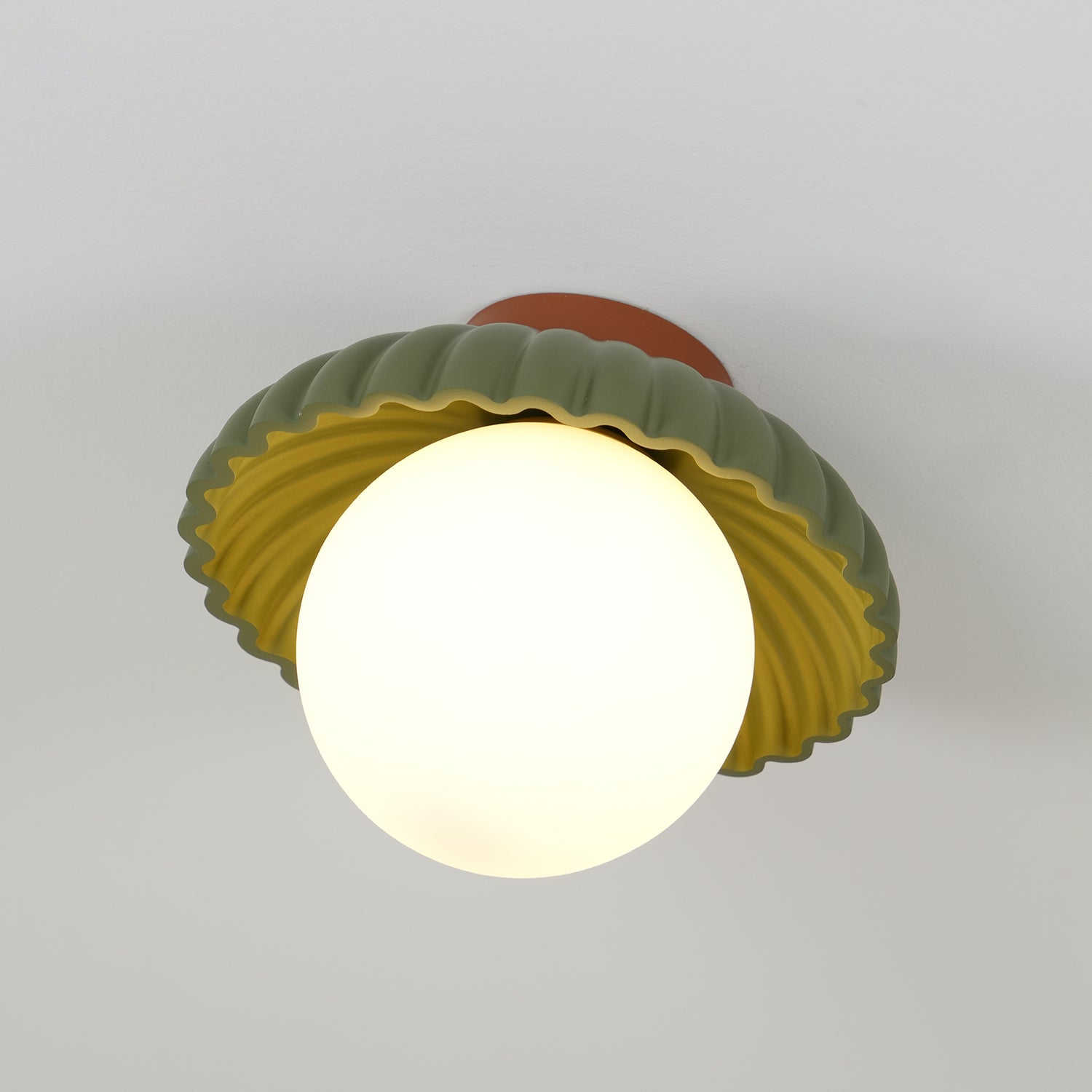 Classy Alien Cream Style Ceiling Light with Classic Round Shape