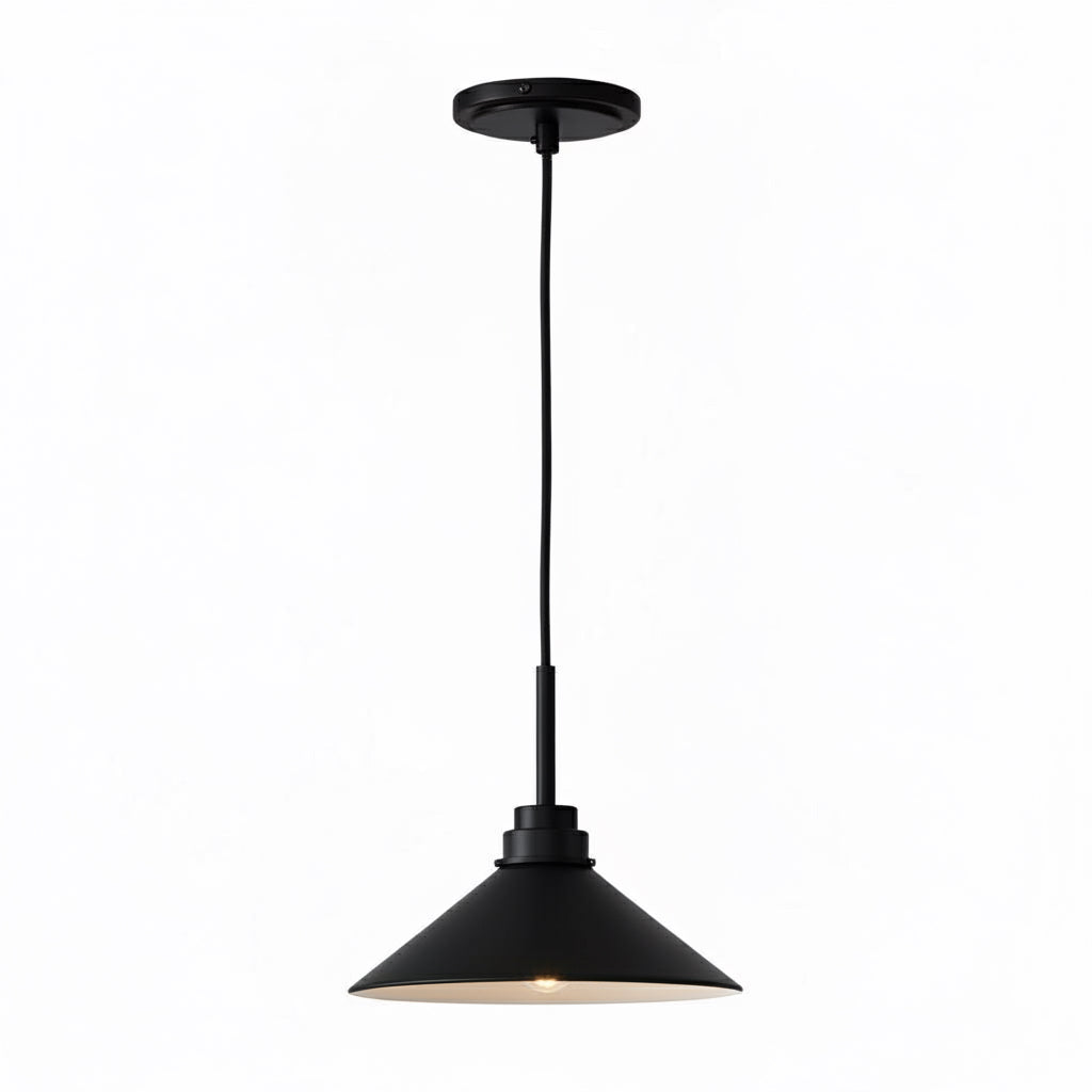 Aurenza Modern Farmhouse Pendant Light - Adjustable Shade for Warm Ambiance