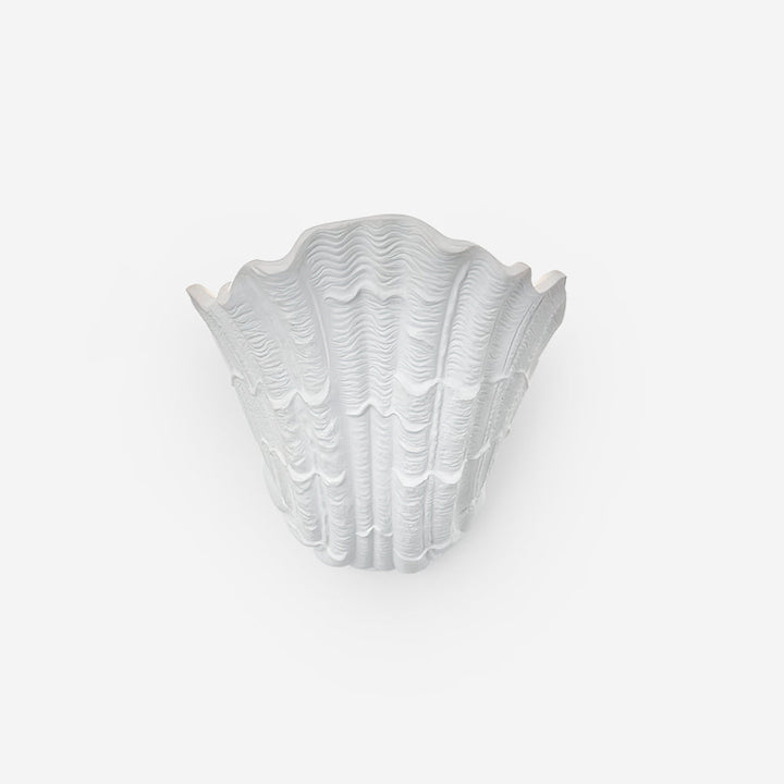 Shell Plaster Wall Lamp