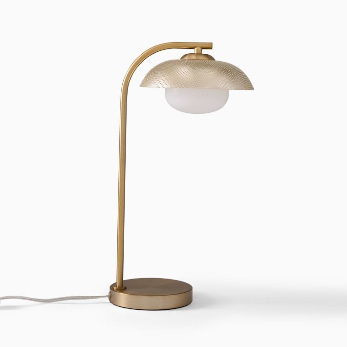 Lampe de table Elorina en métal perforé – Design moderne