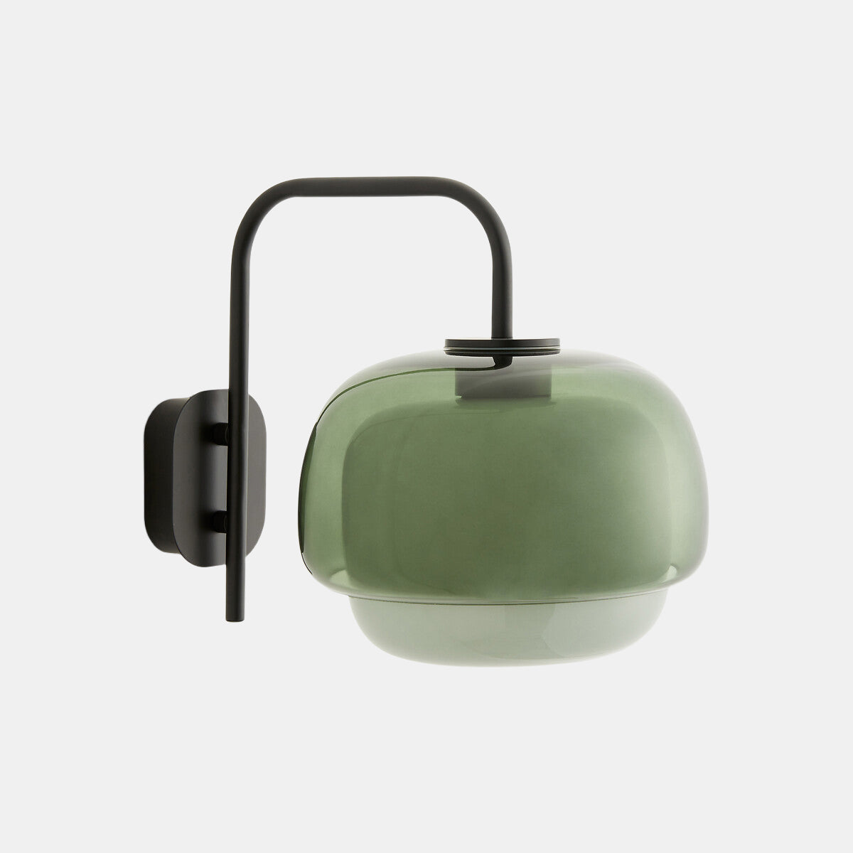 Clinco Colored Modern Vintage Glass Wall Lamp - Soft Mushroom Glow