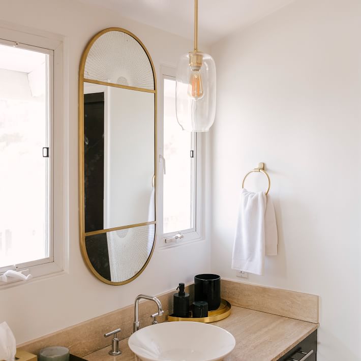 Lumivelle Pebble Pendant Light - Adjustable Glass Shade - Modern Lighting