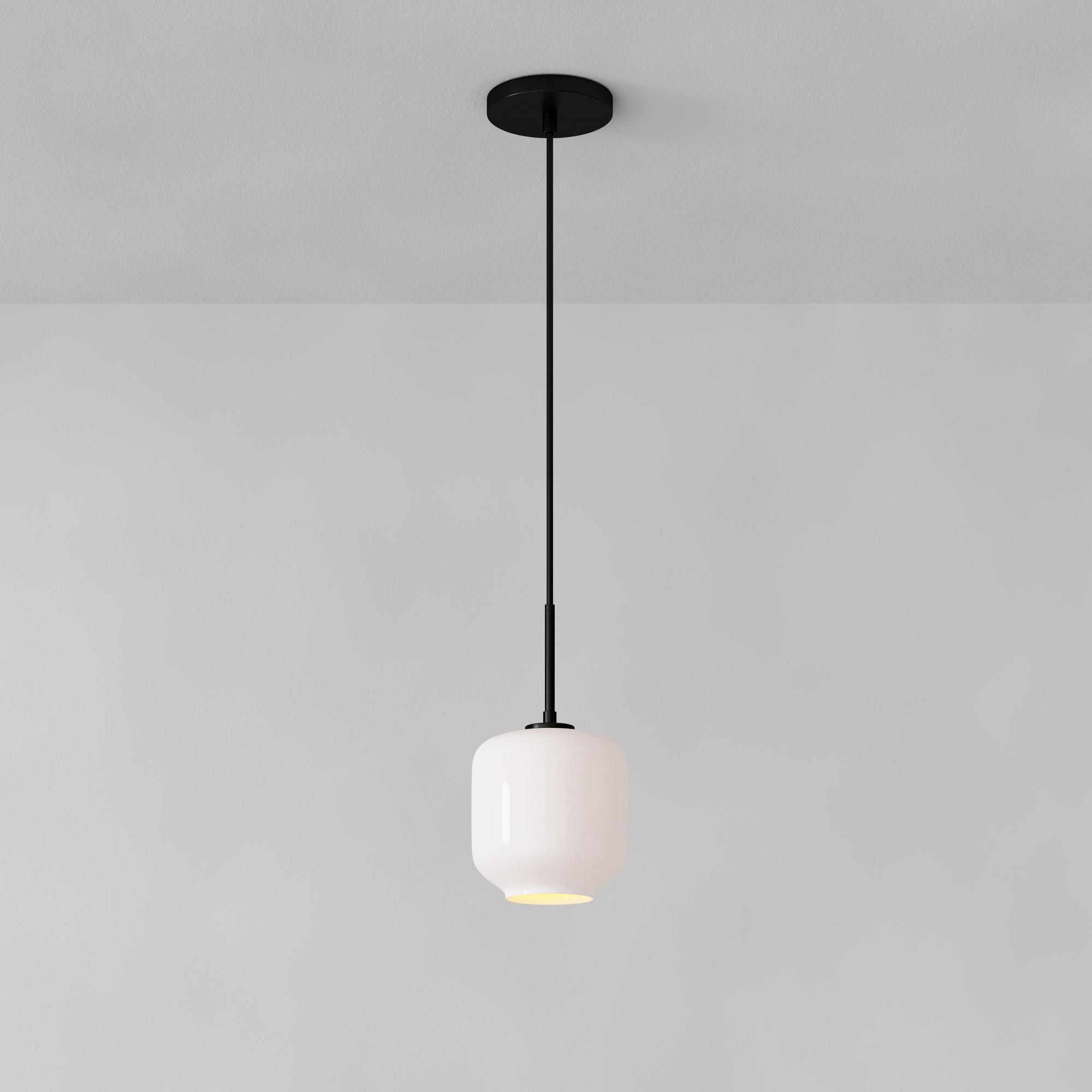 Lumivelle Pebble Pendant Light - Adjustable Glass Shade - Modern Lighting