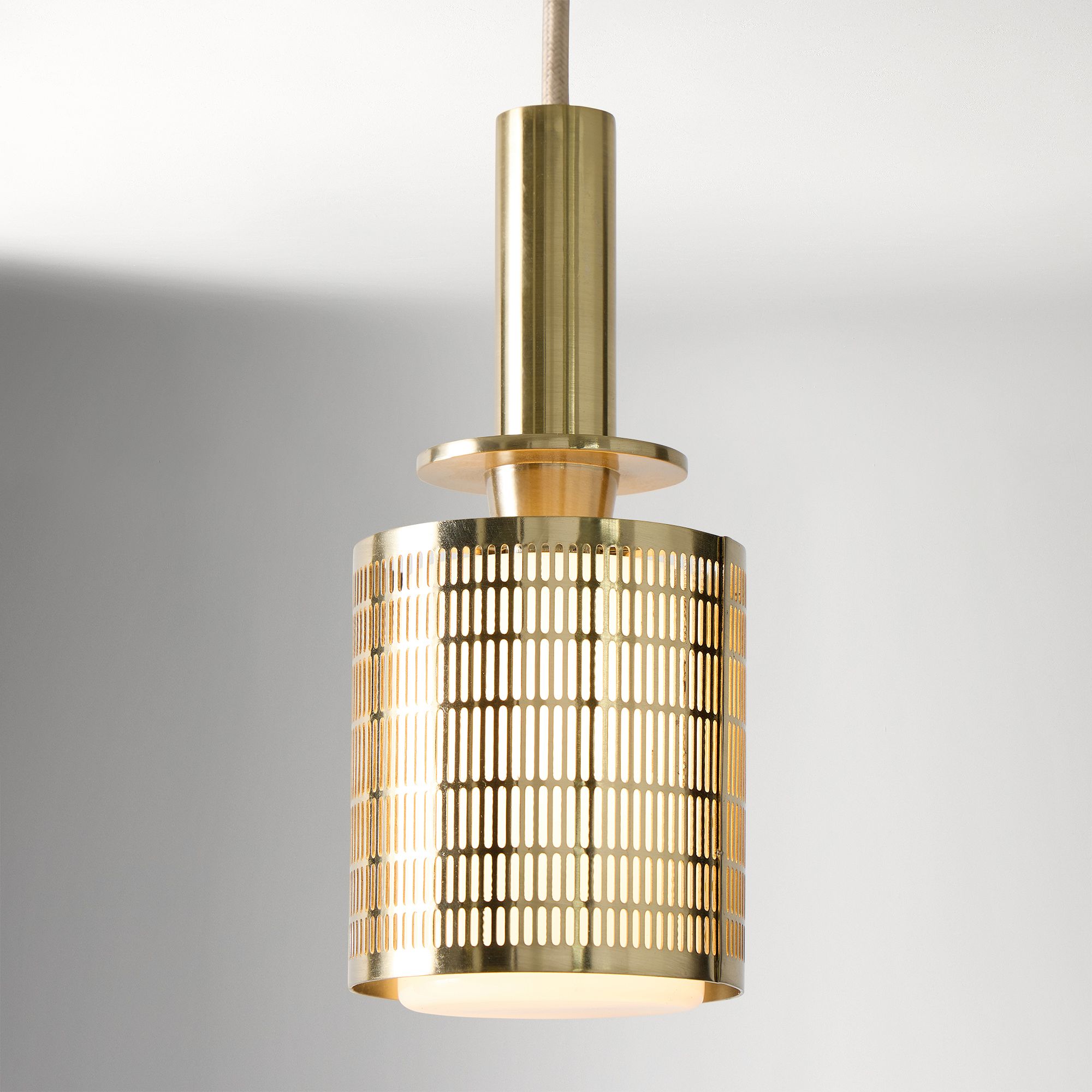 Galvia Champagne Bronze Metal Pendant - Adjustable and UL Compliant