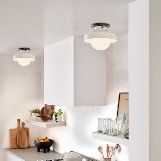 Hanton Modern Flush Mount Ceiling Light - Metal Minimalist Fixture for Home