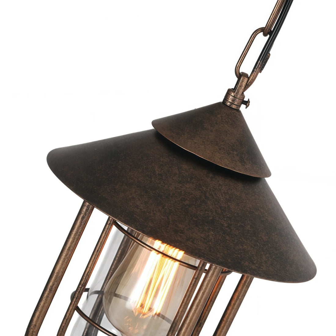 Patnox Outdoor Glass Pendant Lamp scene and detail