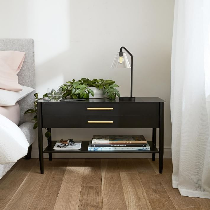 Lampe de table sculpturale Conica en forme de cône – Éclairage moderne en verre pour chambre ou bureau