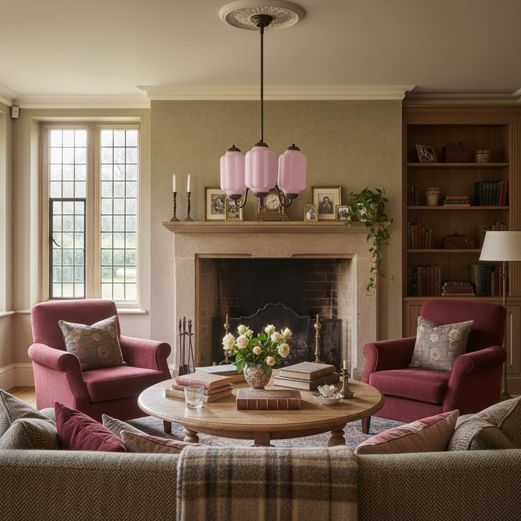 Eloise Vintage Glass Chandelier - Milk Glass Home Accent