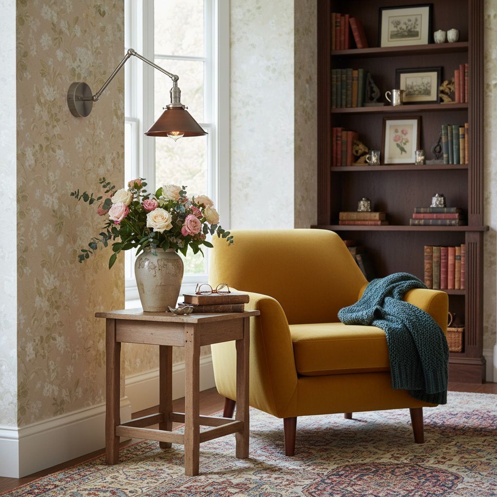 Conique Metal Industrial Wall Sconce with Adjustable Arm - Vintage Copper Cone Shade for Task Lighting