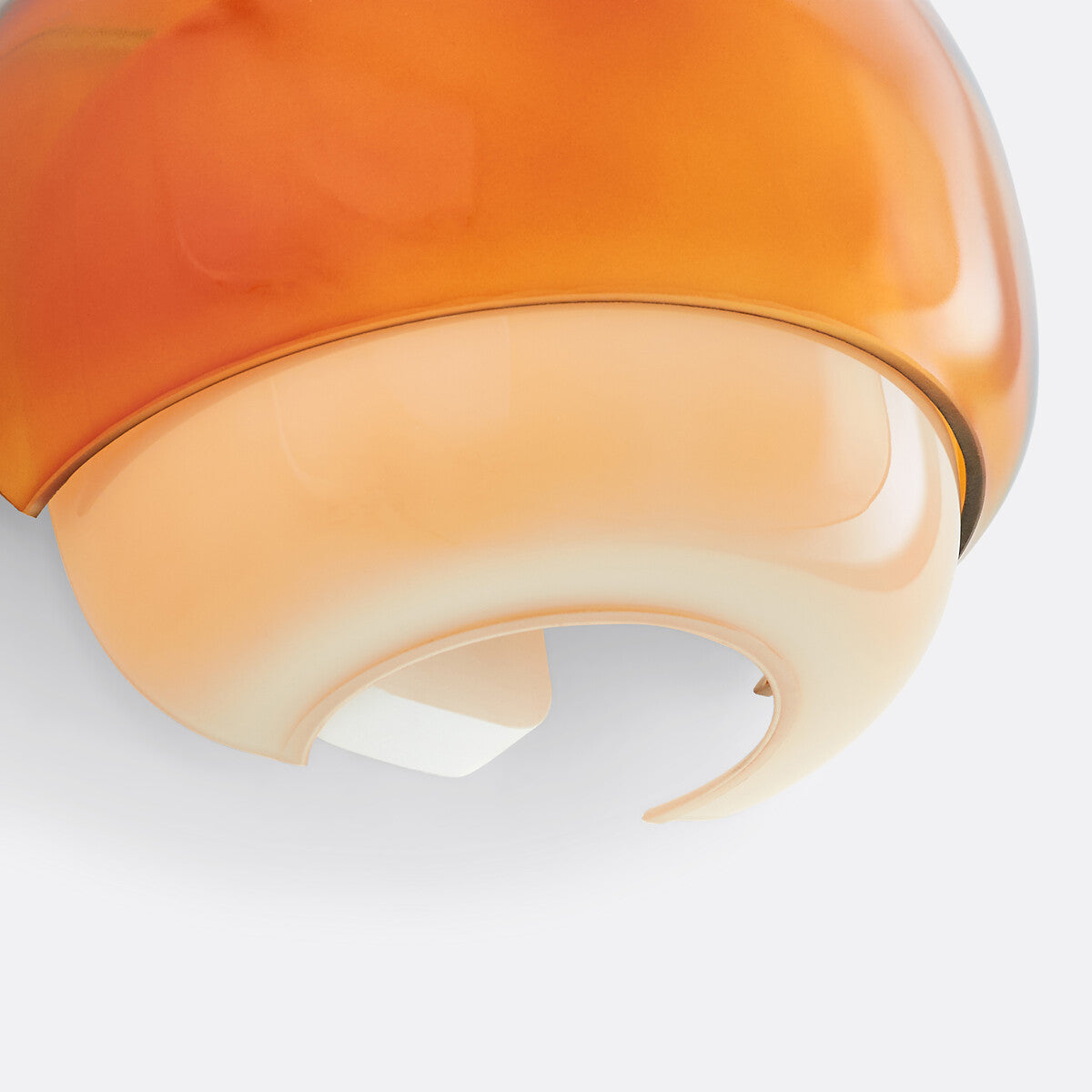 Clinco Colored Modern Vintage Glass Wall Lamp - Soft Mushroom Glow