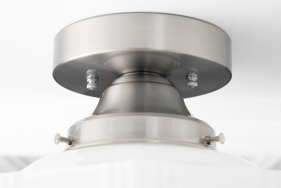 Geotower Glass Art Deco Ceiling Light - Glass Fixture - Elegant Home Lighting