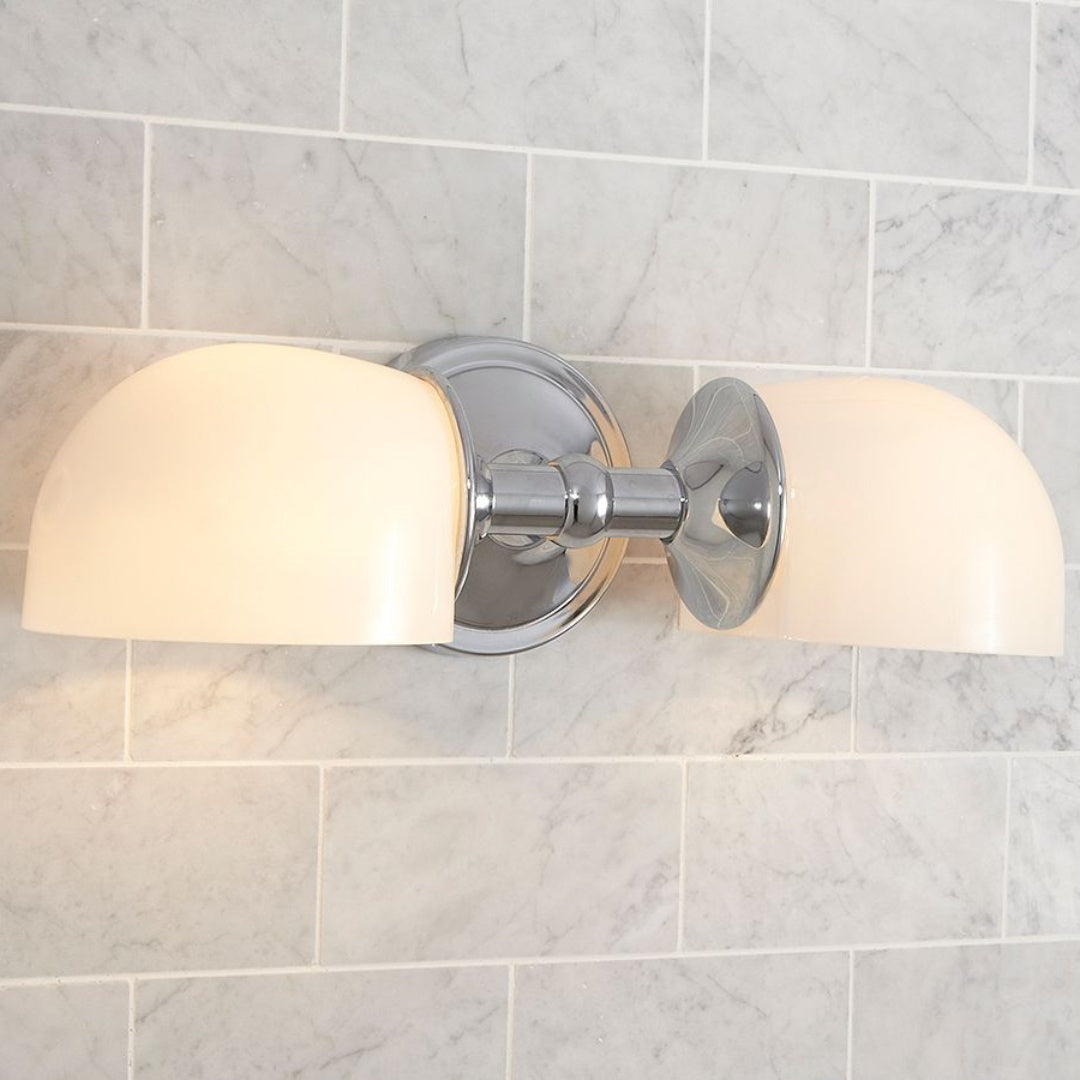 Modern Mercer Double Horizontal Metal Wall Sconce