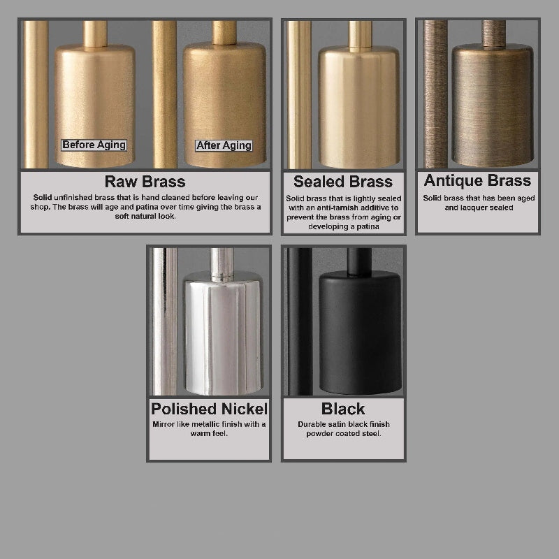 Ornato Luxe Deco Brass Wall Light - Multiple Finishes Available