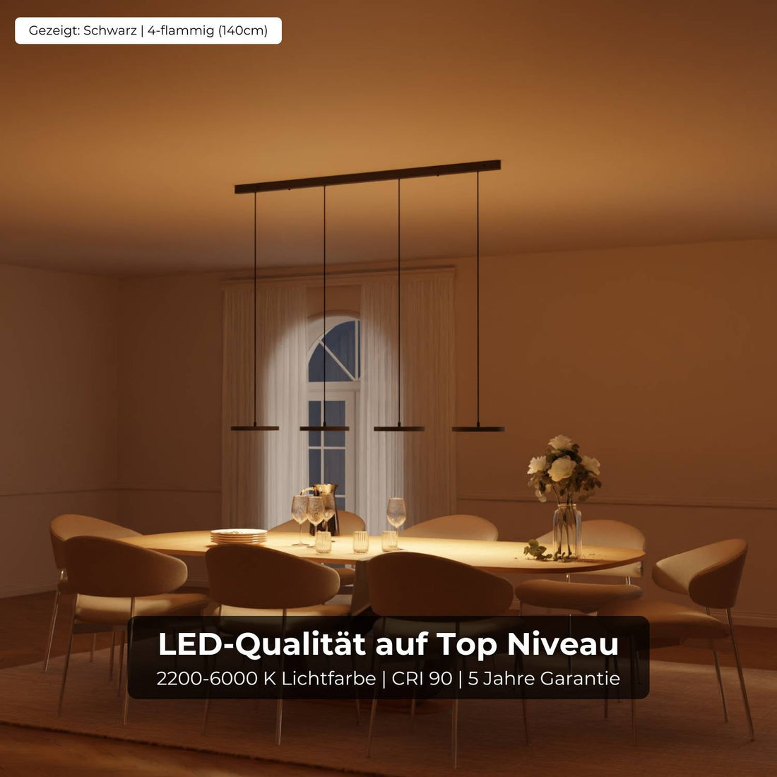 CRI 95 LED Pendant Light by Evanos - Modern Design