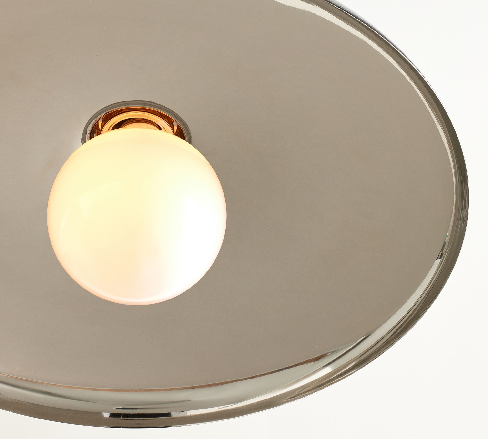 Forvara Farmhouse Metal Flush Mount Light - Black or White Ceiling Lamp