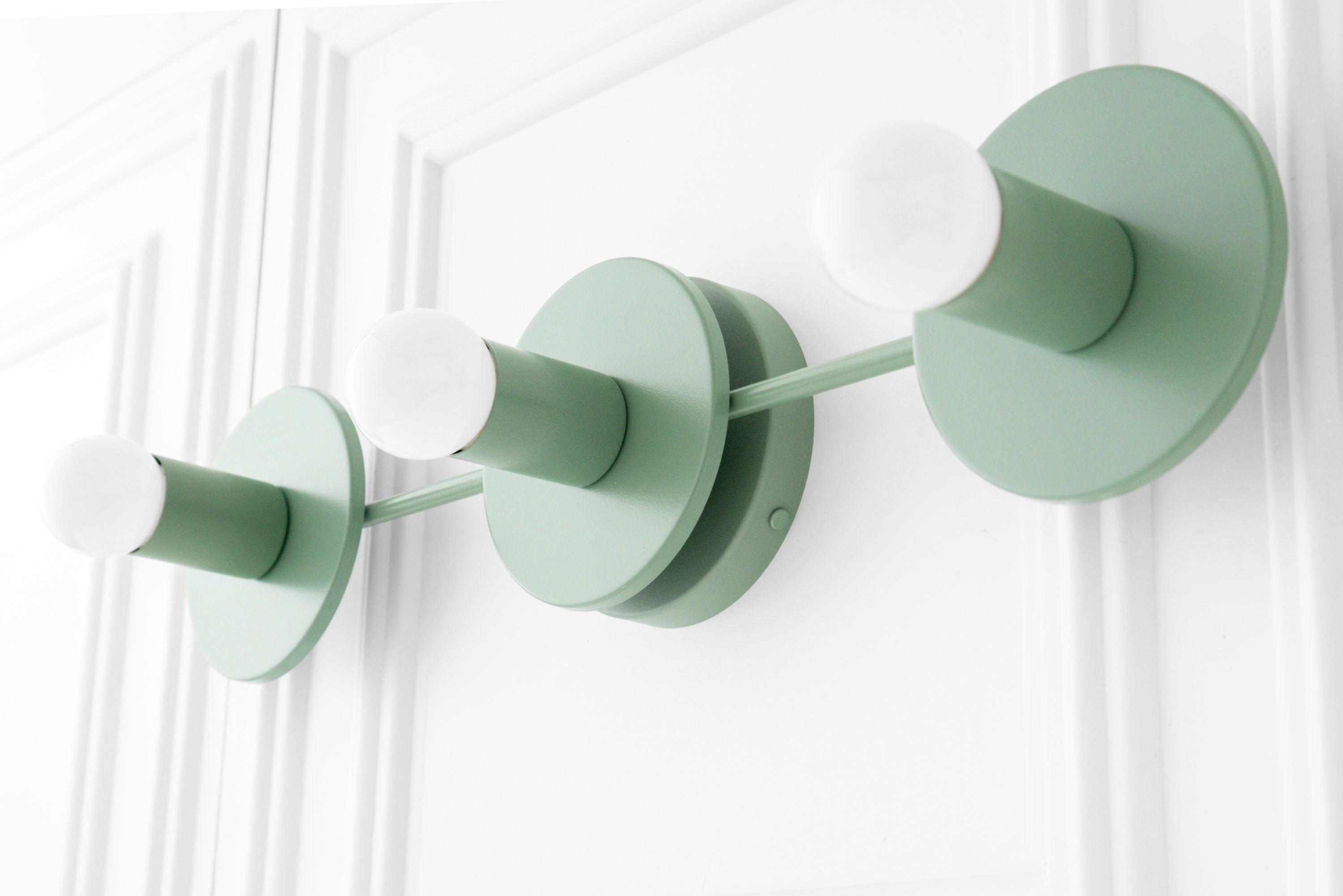 Radiro Globe Modern Colorful Vanity Light - Minimalist Bathroom Fixture in Multiple Finishes