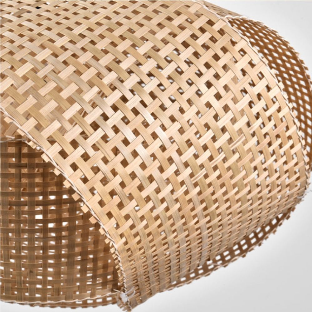 Weave Bamboo Pendant Lamp - Boho Shade for Outdoor & Indoor Lighting