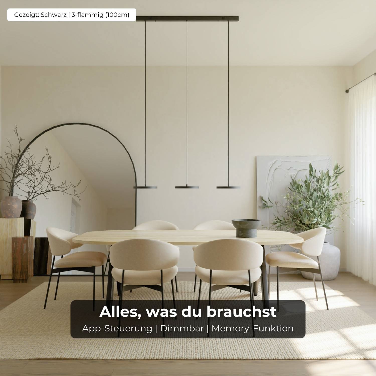 CRI 95 LED Pendant Light by Evanos - Modern Design