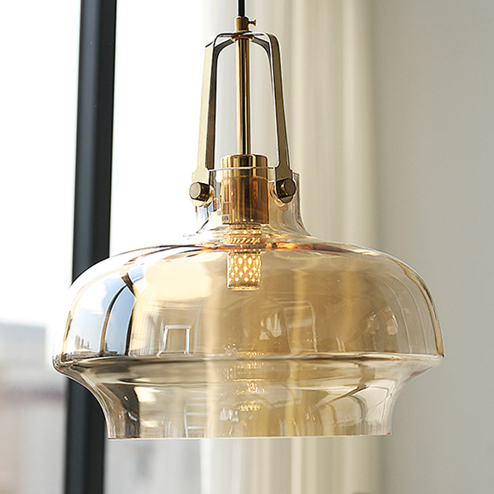 Modern Unique Shaped Fish Tank Glass Pendant Light