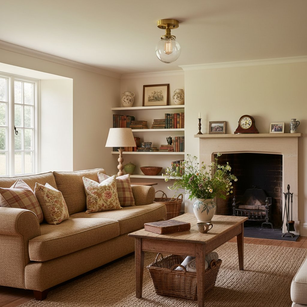 Glorica Glass Retro Globe Ceiling Light - Vintage Industrial Home Lighting