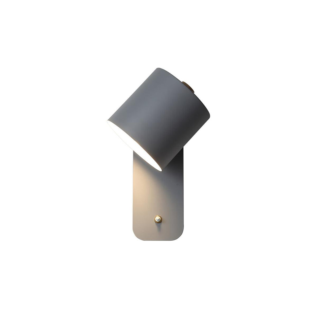 Applique murale cylindrique rotative — Éclairage d'intérieur minimaliste en métal