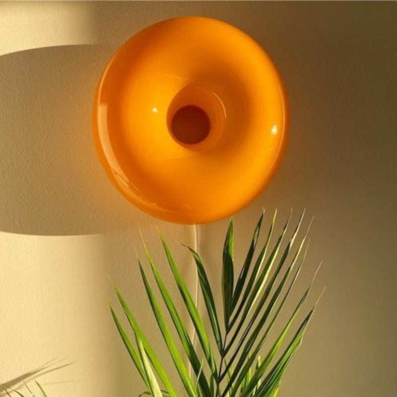 Applique/lampe de table en verre Donut – Lampe décorative pour intérieurs modernes