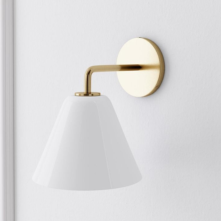 Applique murale Conica Cone - Éclairage moderne en verre à 1, 2 ou 3 lumières