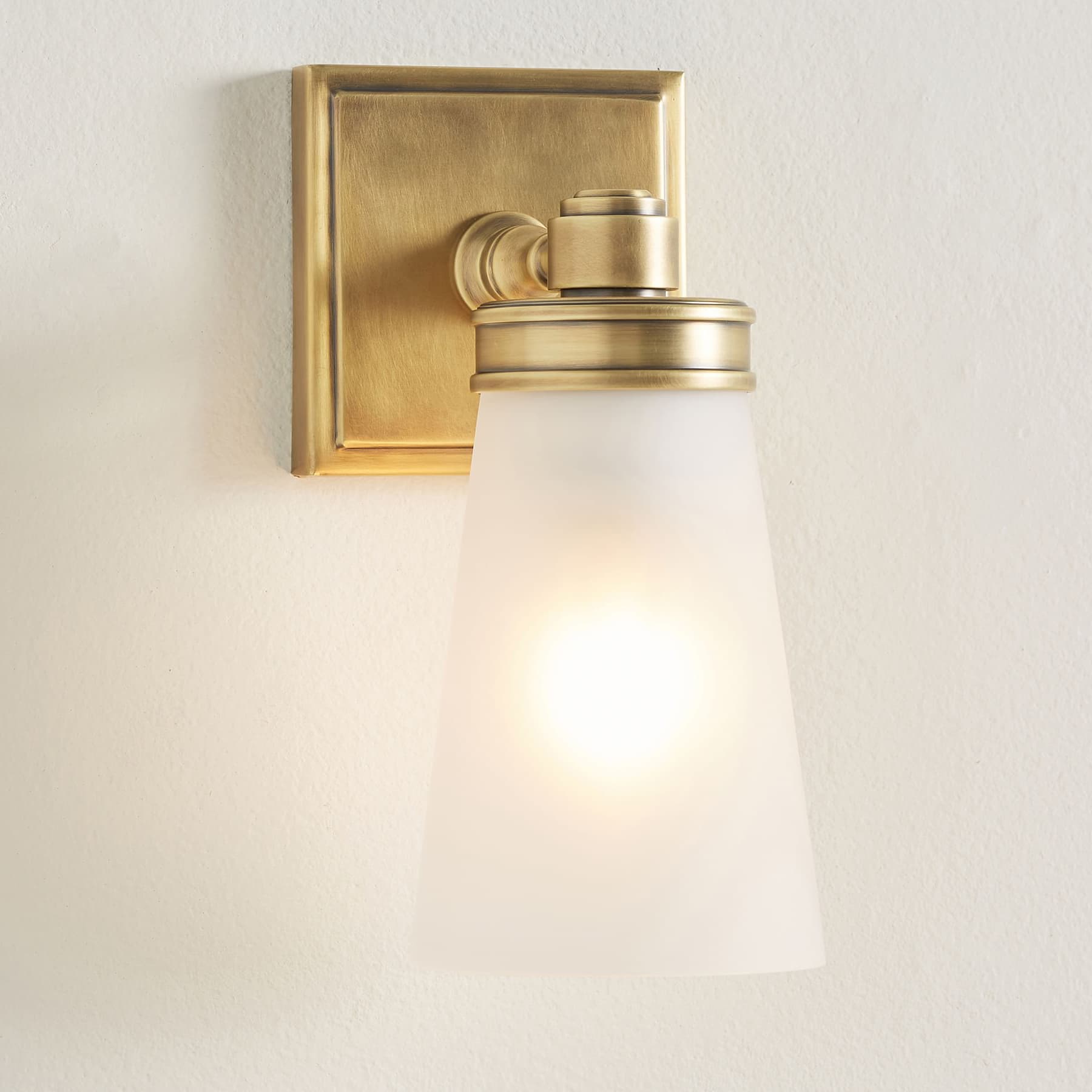 Derlina Wall Sconce Light - Zinc Alloy with Glass Shade in Modern Finishes