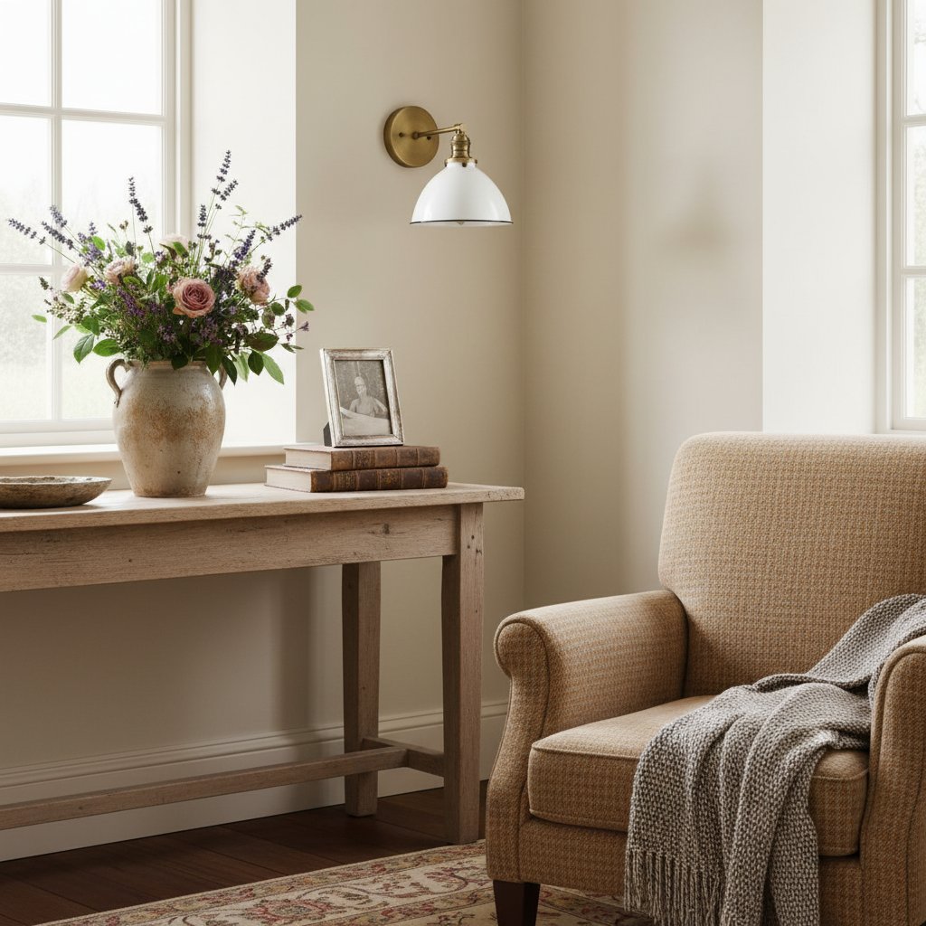 Conique Metal  Wall Sconce - White Metal Shade - Industrial Modern Lighting