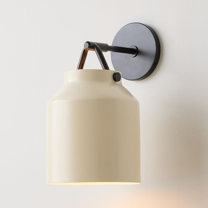 Applique murale minimaliste moderne en laiton et verre Hanton – Résistante à l'humidité pour salle de bain