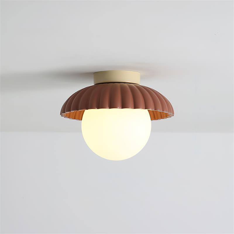 Classy Alien Cream Style Ceiling Light with Classic Round Shape