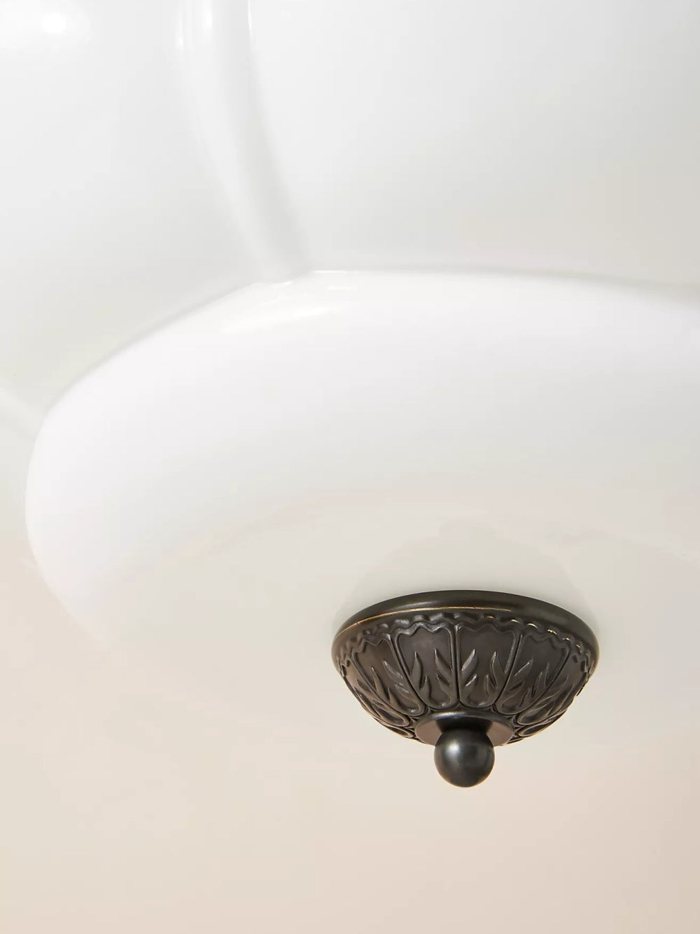 Milk Glass Shade American Vintage Chandelier Elegant Ceiling Light