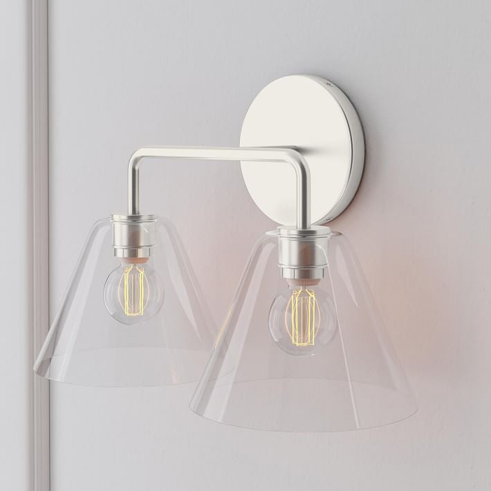 Applique murale Conica Cone - Éclairage moderne en verre à 1, 2 ou 3 lumières