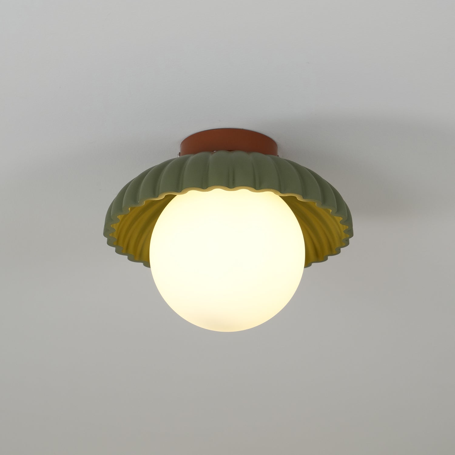 Classy Alien Cream Style Ceiling Light with Classic Round Shape