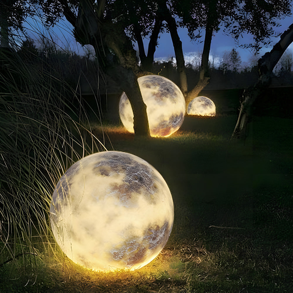 Waterproof Garden Post Light - Decorative Round Outdoor Lamp