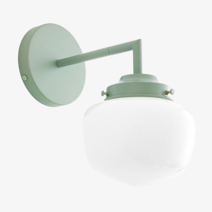 Opalume Glass Vanity Light - Vintage Inspired Bathroom Wall Lighting