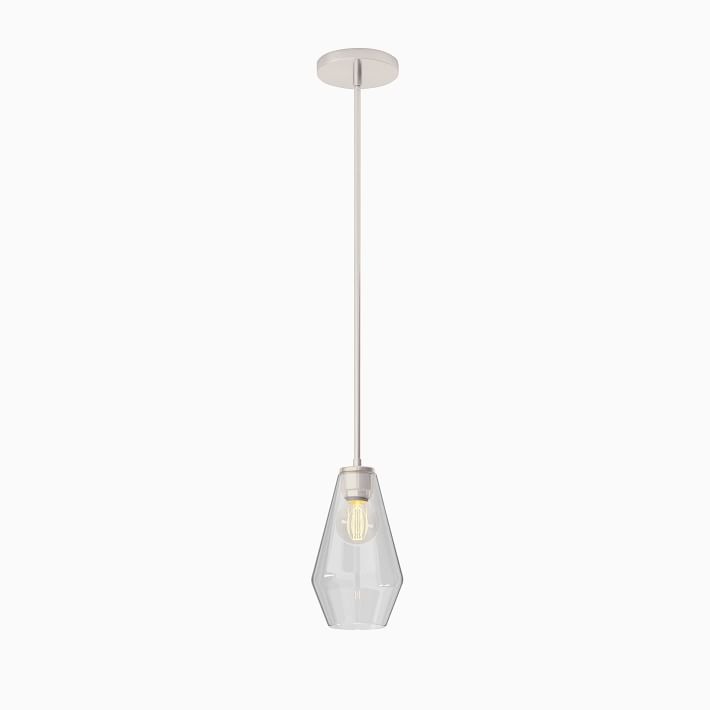 Merin Transparent Glass Sculpture Geometric Pendant light