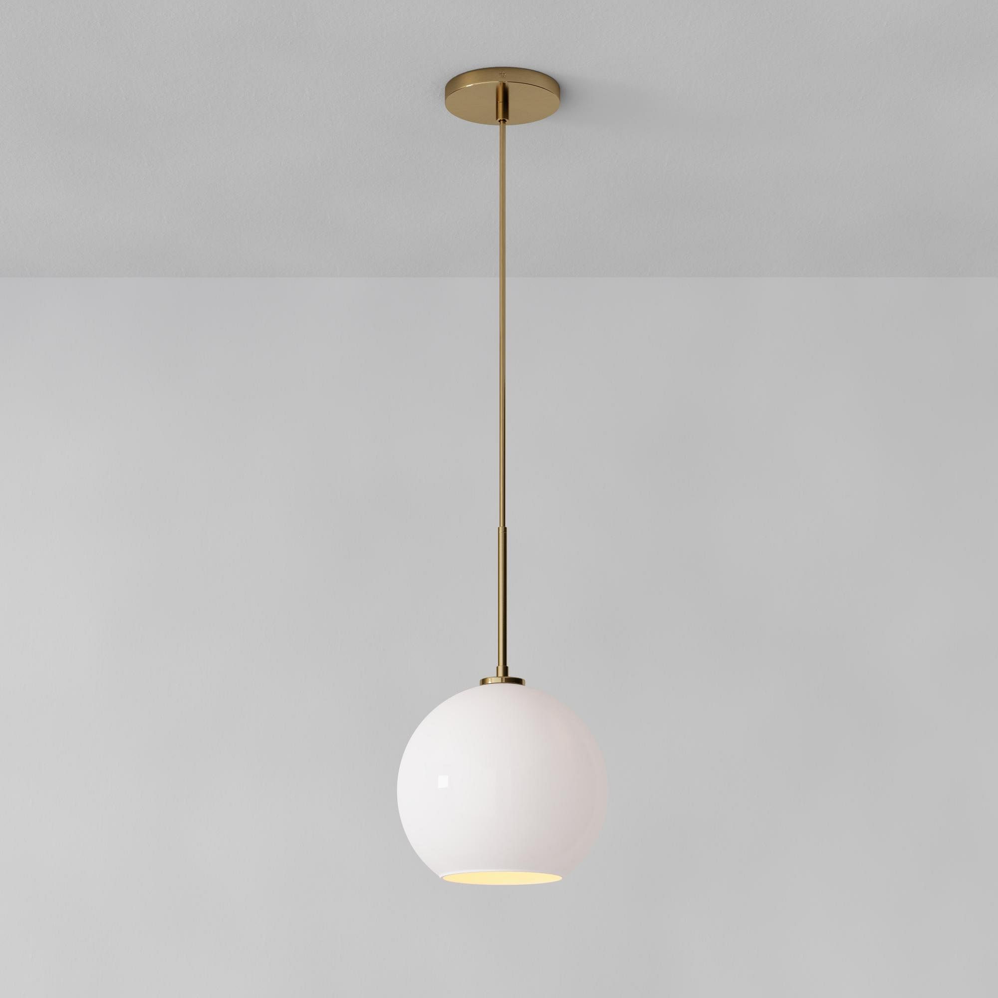 Selvion Sculptural Globe Pendant Light - Modern Glass Pendant Lamp - Sleek Design