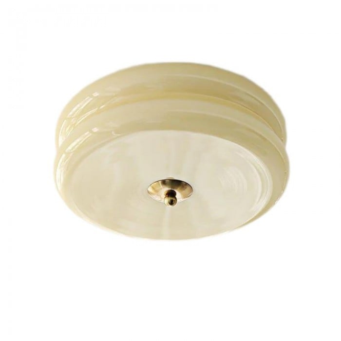 Art Deco Double Layer Disc Ceiling Light S34