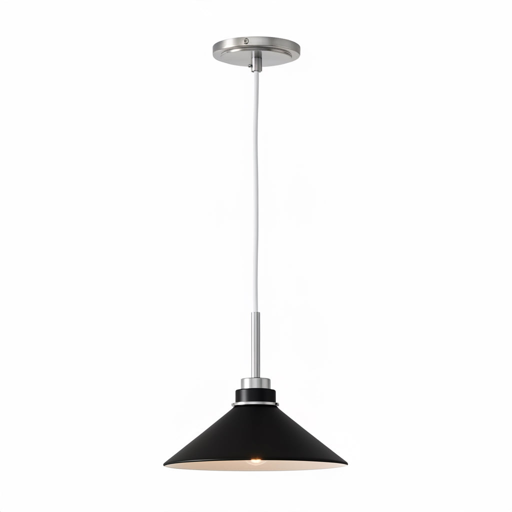 Aurenza Modern Farmhouse Pendant Light - Adjustable Shade for Warm Ambiance