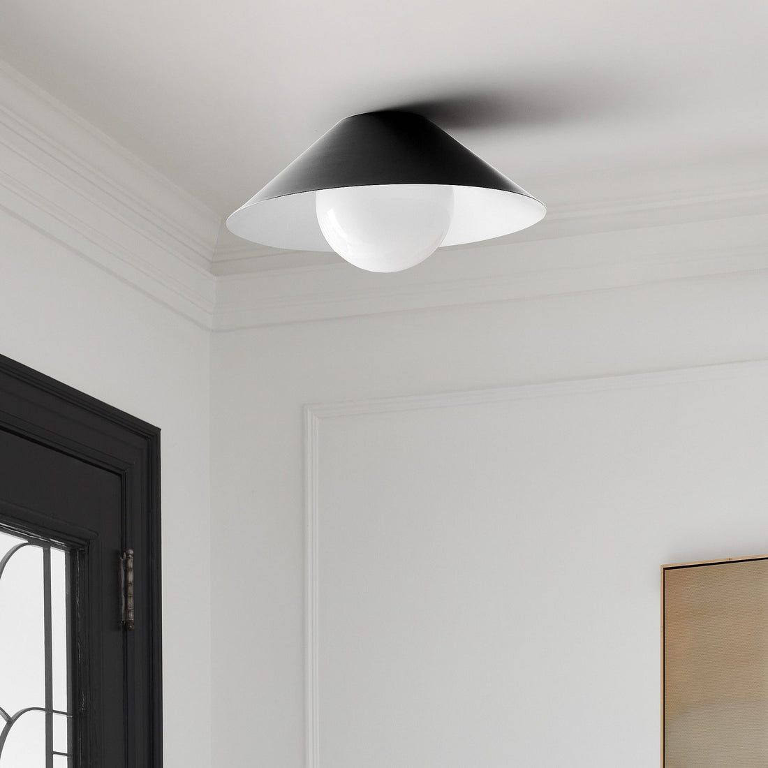 Plafonnier semi-encastré Brivana - Éclairage moderne pour la maison