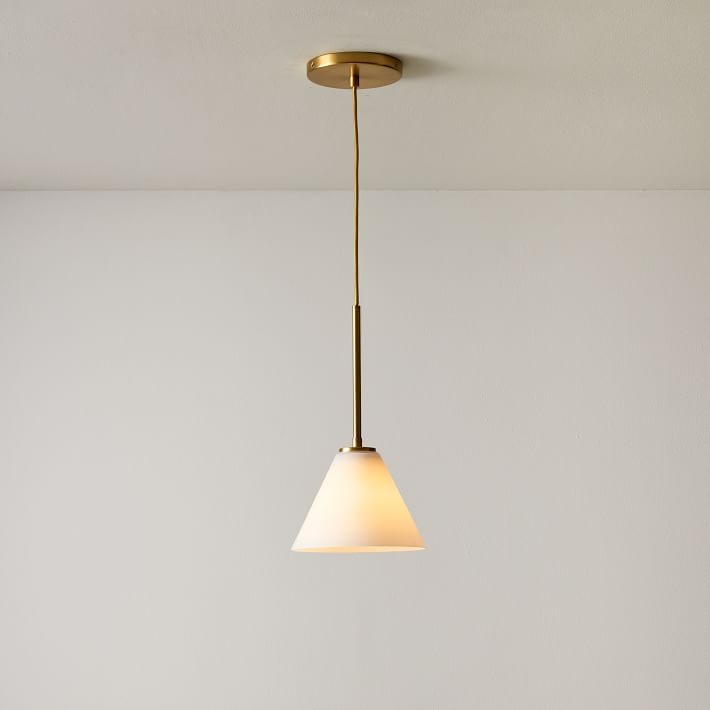 Suspension conique en verre Conica – Luminaire de style moderne pour toutes les pièces