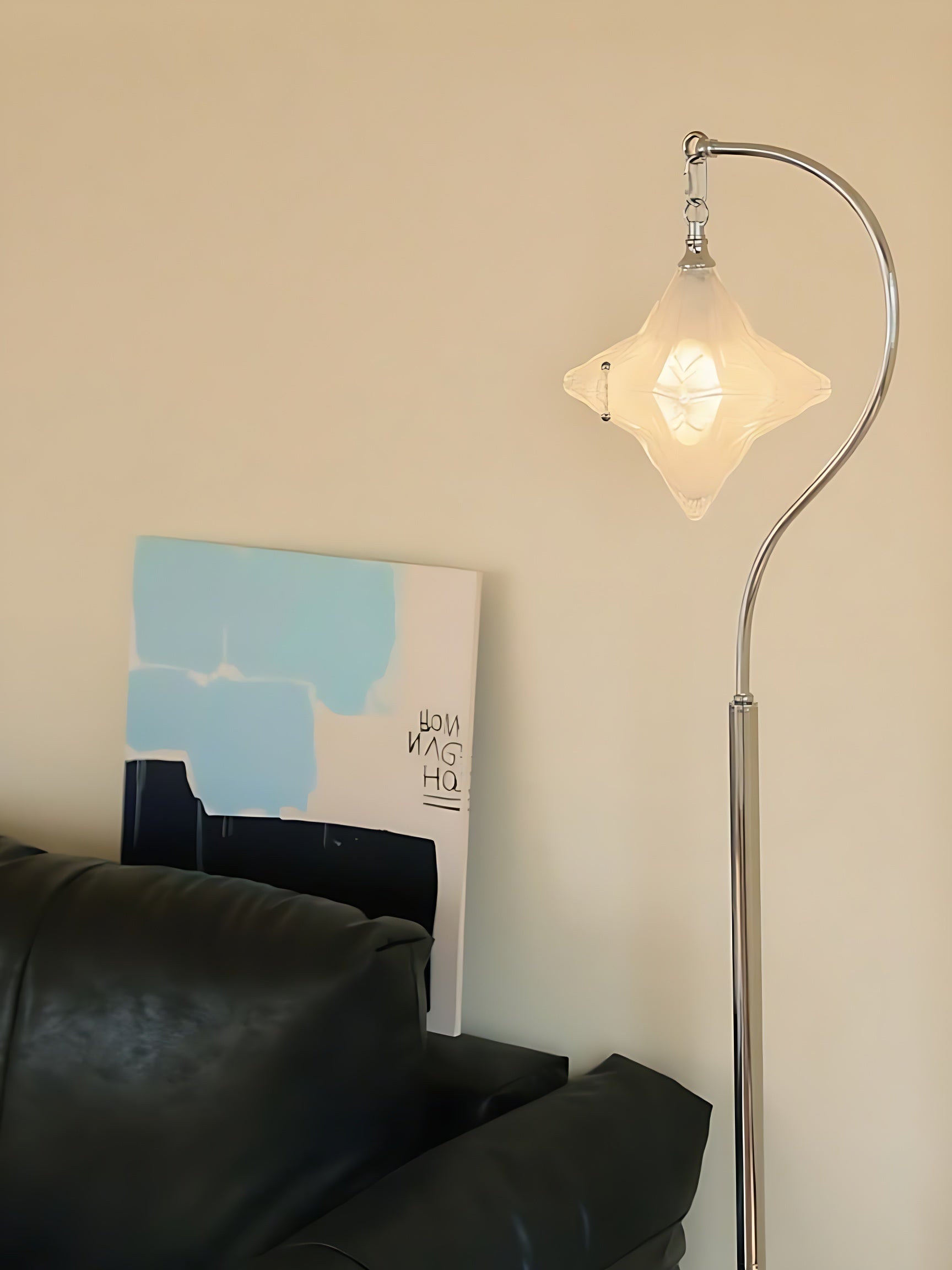 Art Deco Star Floor Lamp-Modern Standing Lamp for Living Spaces-Astris Orion