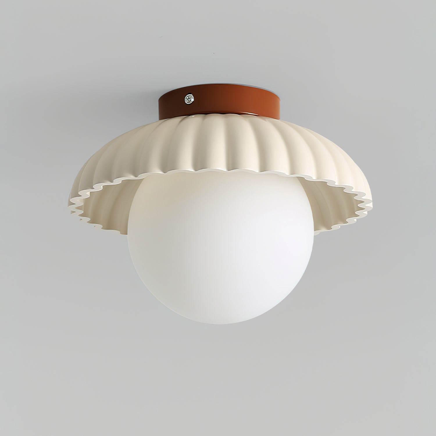 Classy Alien Cream Style Ceiling Light with Classic Round Shape