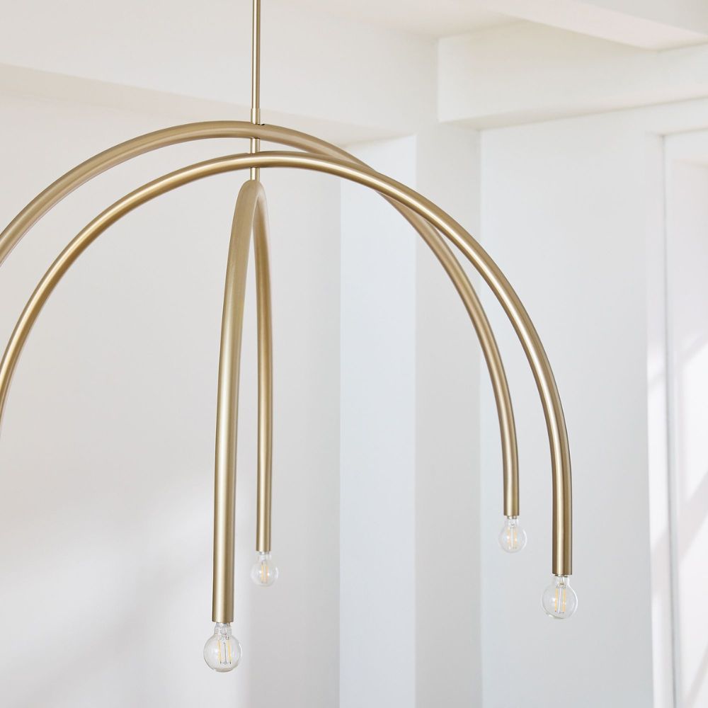 Borvia Arc Chandelier - Simple Modern Rotatable Lamp Arm