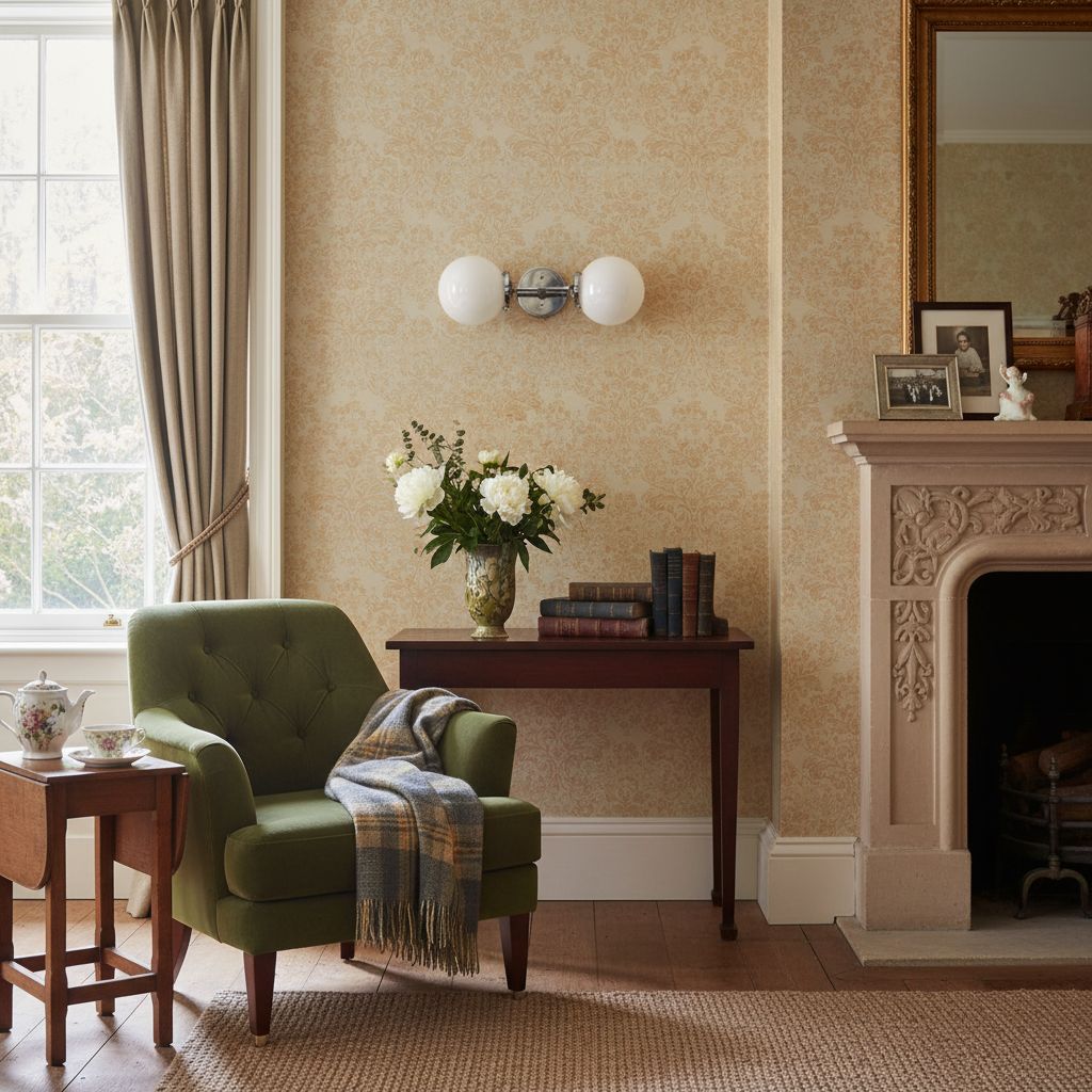 Lumio Globe Art Deco Vanity Light -  Opal Globe Bathroom Sconce