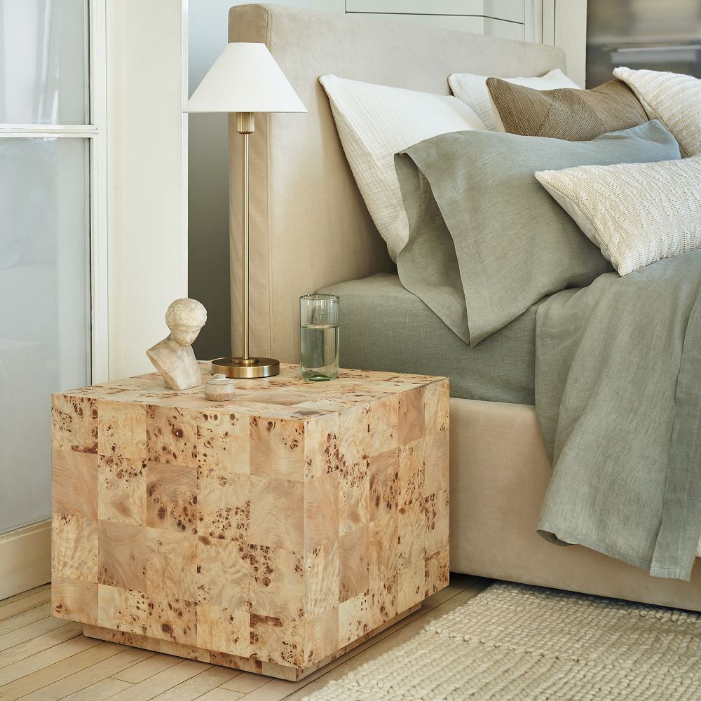 Lampes de table et lampadaires Diora - Abat-jour en lin Style linéaire moderne Accent sophistiqué